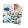 KNYGA Flame Tree Studio Japanese Woodblocks Set of 3 Mini Notebooks