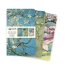KNYGA Flame Tree Studio Vincent van Gogh: Blossom Set of 3 Mini Notebooks