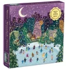 Dėlionė „Galison Merry Moonlight Skaters“ 500 el.