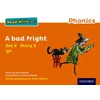 KNYGA Gill Munton Read Write Inc. Phonics: A Bad Fright (Oranžinis Set 4 Storybook 3)
