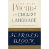 KNYGA Harold Bloom Best Poems of the English Language