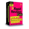 KNYGA Lucy Toop York Notes RAPID AQA GCSE (Revision Cards) Love and Relationships Poetry Anthology - for 2026, 2027 exams