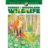 KNYGA Marty Noble Creative Haven Forest &amp; Woodland Wildlife Coloring Book