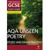 KNYGA Mary Green AQA English Literature Unseen Poetry Study and Exam Practice York Notes GCSE - for 2026, 2027 exams