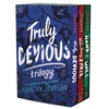 KNYGA Maureen Johnson Undifferentiated Truly Devious 3-Book Box Set, Truly Devious, Vanishing Stair, and Hand on the Wall