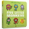 KNYGA Mike Brownlow Five Little Monkeys, Lift-the-Flap
