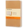 Moleskine Ruled Cahier - Kraft Cover (3 Set)