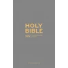 KNYGA New International Version NIV Pocket Charcoal Soft-tone Bible with Zip
