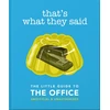 KNYGA Orange Hippo That's What They Said: The Little Guide to The Office