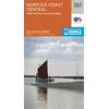 KNYGA Ordnance Survey Norfolk Coast Central