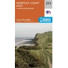 KNYGA Ordnance Survey Norfolk Coast East