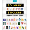 KNYGA Pipsticks®+Workman® So. Many. Letter Stickers., 3,820 Alphabet Stickers for Word Nerds