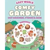 KNYGA Ren Kiku Cozy World Comfy Garden: Easy Colouring and Sticker Scene for Teens, Young Adults and Adults