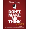 KNYGA Steve Krug Krug Steve Don't Make Me Think, Revisited: A Common Sense Approach to Web Usability