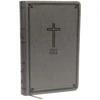 KNYGA Thomas Thomas Nelson NKJV, Deluxe Gift Bible, Leathersoft, Gray, Raudona Letter, Comfort Print