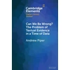 KNYGA Andrew Piper Can We Be Wrong? The Problem of Textual Evidence in a Time of Data