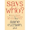 KNYGA Anne Curzan Says Who?