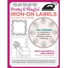 KNYGA Becky Goldsmith Pretty &amp; Playful Iron-on Labels for Quilts &amp; More