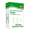 KNYGA Bookshop 11+ CEM Revision Question Cards: Verbal Reasoning Cloze - Ages 10-11