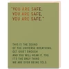 KNYGA Bookshop 6-Pack Elizabeth Gilbert You Are Safe Card