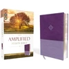 KNYGA Bookshop Amplified Study Bible, Leathersoft, Violetinė