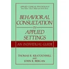 KNYGA Bookshop Behavioral Consultation in Applied Settings