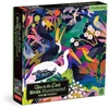 Dėlionė Bookshop Birds Illuminated 500 Piece Glow in the Dark Puzzle