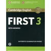 KNYGA Bookshop Cambridge English First 3 Student's Book with Answers with Audio