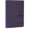KNYGA Bookshop Color Code Study Bible, Revealing God's Truth Color by Color (NKJV, Violetinė Leathersoft, Raudona Letter, Thumb Indexed)
