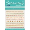 KNYGA Bookshop Embroidery Stencils, Crazy Quilt Seam Design Collection