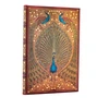 KNYGA Bookshop Hafiz’s Peacocks (Sangorski &amp; Sutcliffe) Mini Unlined Hardcover Journal (Elastic Band Closure)