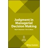 KNYGA Bookshop Judgment in Managerial Decision Making, 8e Custom Edition