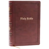 KNYGA Bookshop KJV Holy Bible: Personal Size Giant Print, Brown Leathersoft, Raudona Letter, Comfort Print: King James Version