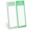 KNYGA Bookshop Knock Knock Work Stuff / Life Stuff Perforated Pad (Pastel Version)