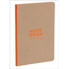 KNYGA Bookshop Kraft and Oranžinis A5 Notebook