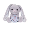 KNYGA Bookshop Love Hearts 7" Baby Boy Bunny Plush Gift