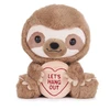 KNYGA Bookshop Love Hearts 7" Sloth - Hang Out Plush Gift