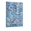 KNYGA Bookshop Mėlyna Willow (Celebrate Hanfu) Midi Unlined Hardcover Journal (Wrap Closure)