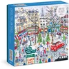 Dėlionė Bookshop Michael Storrings Christmas in Paris 1000 Piece Foil Puzzle
