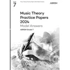 KNYGA Bookshop Music Theory Practice Papers Model Answers 2024, ABRSM Grade 7