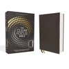 KNYGA Bookshop NASB, Clear Focus Bible, Leathersoft, Charcoal Brown