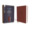 KNYGA Bookshop NASB, Super Giant Print Reference Bible, Leathersoft, Brown, Raudona Letter, 1995 Text, Comfort Print