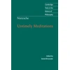 KNYGA Bookshop Nietzsche: Untimely Meditations