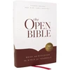 KNYGA Bookshop Open Bible: Read and Discover the Bible for Yourself (NKJV, Hardcover, Raudona Letter, Comfort Print)