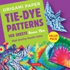 KNYGA Bookshop Origami Paper 100 sheets Tie-Dye Patterns 6 inch (15 cm)
