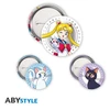 KNYGA Bookshop Sailor Moon Luna &amp; Artemis 3 Badge Pack