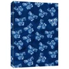 KNYGA Bookshop Shibori Indigo Butterflies Dotted Paperback Journal