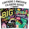 KNYGA Bookshop Two Awesome Colouring Books