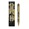 KNYGA Bookshop Uematsu Hobi: Juodas &amp; Gold Chrysanthemums Boxed Decorative Ballpoint Pen