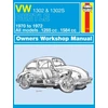 KNYGA Bookshop VW 1302 &amp; 1302S (70 - 72) Haynes Repair Manual